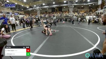 Quarterfinal - Cooper Harrison, Tecumseh Youth Wrestling vs Jameson Brown, Shelton Wrestling Academy