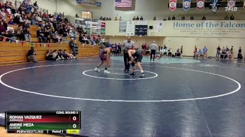 132 lbs Cons. Round 3 - Andre Meza, Glencoe vs Roman Vazquez, Sherwood