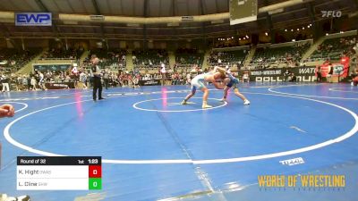 125 lbs Round Of 32 - Koda Hight, Owasso Junior High vs Luke Cline, Greater Heights Wrestling