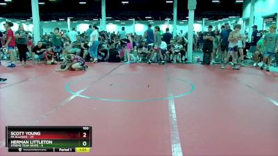 100 lbs Round 3 (4 Team) - Herman Littleton, Xtreme Team White vs Scott Young, PA Alliance