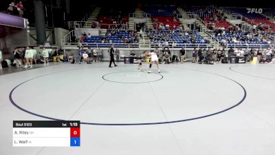 142 lbs Cons 32 #2 - Alexandra Riley, OH vs Lizzy Wolf, IA