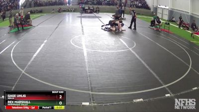 138 lbs Cons. Round 1 - Gage Uhlig, Wells vs Rex Marshall, Pahranagat Valley