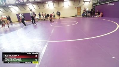 126 lbs Cons. Round 4 - Austin Stevick, Kobra Kai Training vs Couper Deckard, Purler Wrestling Academy