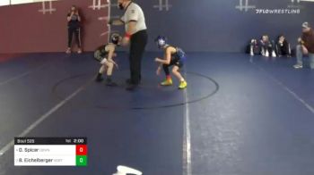 55 lbs Quarterfinal - Daniel Spicer, Downingtown vs Brady Eichelberger, Northern York