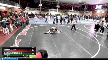 152 lbs Cons. Round 2 - Zachariah Delgado, Chiawana vs Tommy Elliot, North Central