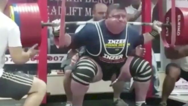 Vlad Alhazov Squats An Insane 1100lb In Just A Singlet And Wraps