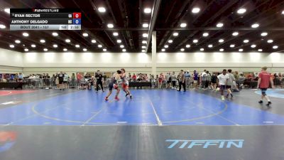 157 lbs Champ. Round 1 - Ryan Rector, GA vs Anthony Delgado, NC