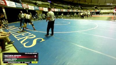 184 lbs Placement (16 Team) - Matthew Henson, Apprentice School vs Ganon Smith, Elizabethtown