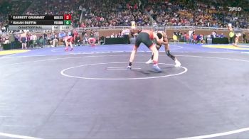 D2-106 lbs Quarterfinal - Isaiah Ruffin, Ypsilanti Community vs Garrett Grummet, Middleville Thornapple Kellogg