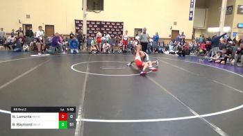 100 lbs Rr Rnd 2 - Nico Lamonte, CRWC K-8 vs Bodie Raymond, Louisville WC K-8