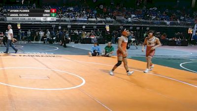 5A 126 lbs Cons. Round 2 - Angel Ochoa, Amarillo Caprock vs Ayden Flores, Mission Sharyland Pioneer