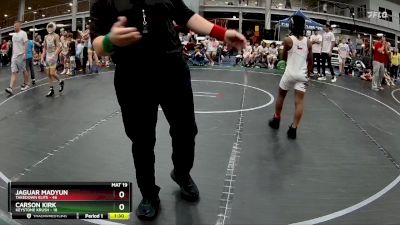 92 lbs Round 6 (8 Team) - Carson Kirk, Keystone Krush vs Jaguar Madyun, Takedown Elite