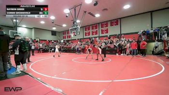 106 lbs Round Of 32 - RayMon Greer, Tulsa Union vs Corbin Groeneveld, Skiatook HS