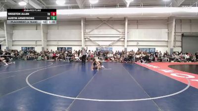 110 lbs Placement (4 Team) - Austin Armstrong, Idaho 1 vs Wesston Allen, Wyoming Gold