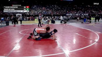 215 lbs Champ. Round 1 - Dante De Leon, Hillsboro vs Caleb Carpenter, Buhl