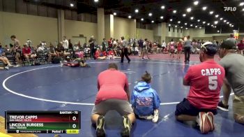 75 lbs Quarterfinal - Lincoln Burgess, Well Trained vs Trevor Capps, Oak Grove Youth