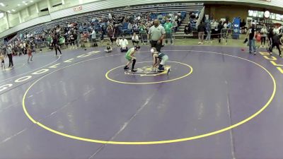 10U Boys - 71 lbs Champ. Round 1 - Hank Freeman, Contenders Wrestling Academy vs Miles Christensen, Heartland Wrestling Academy