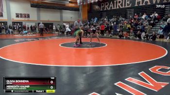 140 lbs Semifinal - Meredith Kaump, Cedar Rapids Kennedy vs Olivia Bonnema, Solon