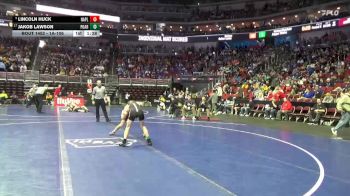 1A-106 lbs Cons. Round 4 - Jakob Lawson, Pocahontas Area vs Lincoln Huck, Nashua-Plainfield