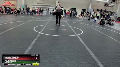 75 lbs Semifinal - Mason Gibson, Woodlawn Wolfpack vs Felix Perez, Manchester