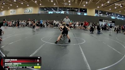 96 lbs Round 1 (6 Team) - Rydder Hibbitts, SouthWest Elite vs John Rodak, Quest