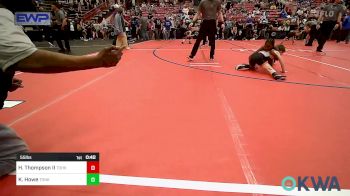 55 lbs Round Of 16 - Homer Thompson II, Team Of Hard Knox vs Kane Howe, Tonkawa