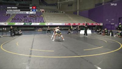 124 lbs Placement Matches (16 Team) - Anna Krejsa, Life University vs Alyssa Randles, University Of Providence