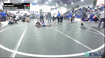 91 lbs Rr Rnd 2 - Lucy Wilson, Newcastle Youth Wrestling vs MaKinley McNabb, Chickasha Youth Wrestling