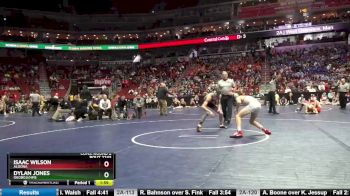 2A-120 lbs Cons. Round 2 - Isaac Wilson, Algona vs Dylan Jones, Okoboji/HMS