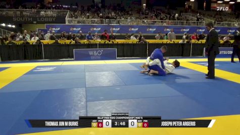 Thomas Jun M Burke vs Joseph Peter Argeris 2026 Pan Kids Jiu-Jitsu IBJJF Championship