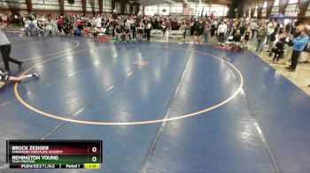 80 lbs Champ. Round 2 - Brock Zesiger, Sanderson Wrestling Academy vs Remington Young, Team Prestige