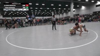 126 lbs Cons. Sub-rd Of 32 - Aljohn Morales, Hill Country Wildcats Wrestling Club vs Isiah Estrada, Socorro High School Wrestling