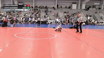 106 lbs Rr Rnd 3 - Carson Wissinger, Team RJN - HSB vs Jaydyn Schommer, Nebraska Blue - HSB