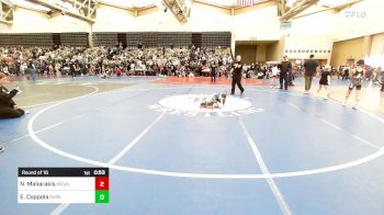 68-M lbs Round Of 16 - Nicholas Maliarakis, Mount Kisco vs Eli Coppola, Pursuit Wrestling Club