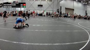 144 lbs Round 1 (4 Team) - Cole Householder, Savage WA Black vs Mikey Ruane, TDWC Maniacs