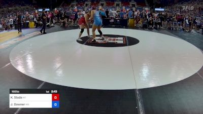 190 lbs Cons 32 #1 - Katie Slade, MT vs Jasmin Downer, MN