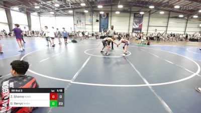 95 lbs Rr Rnd 3 - Zane Shama, Roman Legion vs Gabe Benyo, Mat Assassins Black