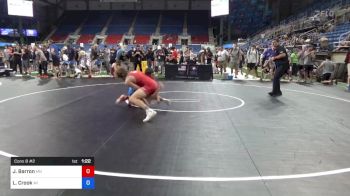 160 lbs Cons 8 #2 - Jackson Barron, Minnesota vs Liam Crook, Wisconsin