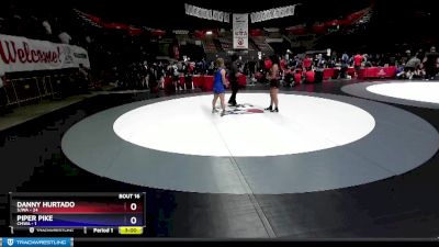 132 lbs Round 2 (16 Team) - Danny Hurtado, SJWA vs Piper Pike, CMWA