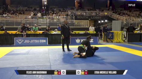 Lydia Michelle Volland vs Felice Ann Baughman 2025 Pan Jiu Jitsu IBJJF Championship