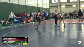 141 lbs Quarterfinal - James Rodriguez, Castleton University vs Joseph Lotruglio, Norwich University