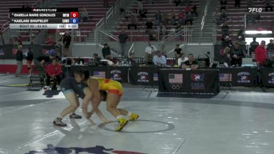 53 kg Cons. Semis - Isabella Marie Gonzales, IWWC/ TMWC vs Kaelani Shufeldt, Cardinal WC