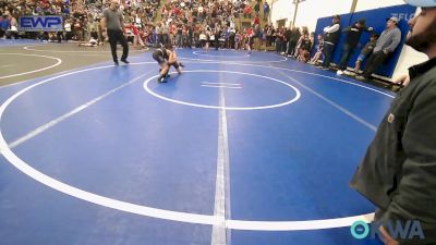 58 lbs Quarterfinal - Corbin Parker, Broken Arrow Wrestling Club vs Kyler Naifeh, Raw Wrestling Club