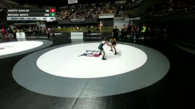 105 lbs Champ. Rd Of 32 - Joseph Aguilar, Terminators Wrestling Club vs Michael Mertz, Poway Wrestling