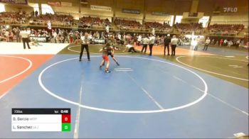 73 lbs Consi Of 8 #2 - Gavin Garcia, Westside WC vs Lucianna Sanchez, La Junta Wolfpack