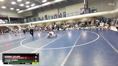 61 lbs Round 1 (16 Team) - Tyson Linnell, Stallions vs Dominic Collins, Sanderson Wrestling Academy