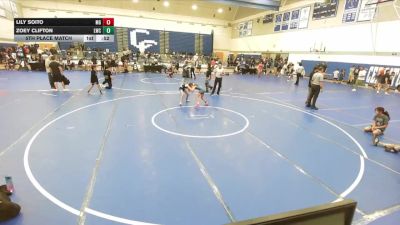 75 lbs 5th Place Match - Lily Soito, Madera Grapplers vs Zoey Clifton, Legacy Wrestling Center
