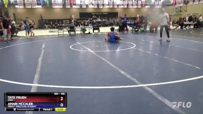 138 lbs Cons. Round 3 - Tate Frueh, Iowa vs Amari McCaleb, Sebolt Wrestling Academy