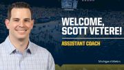 Scott Vetere Named Michigan Gymnastics Assistant Coach