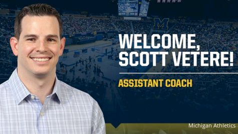 Scott Vetere Named Michigan Gymnastics Assistant Coach